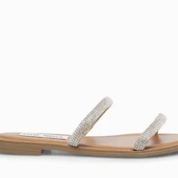 STEVE MADDEN - MYLA SANDALS - RHINESTONES - SIZE 8.5 - MYLA03S1 - Picture 4 of 5